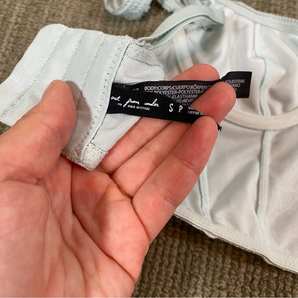 Out From Under Anastasia Velvet Balconette Bra Top - Picture 7 of 8